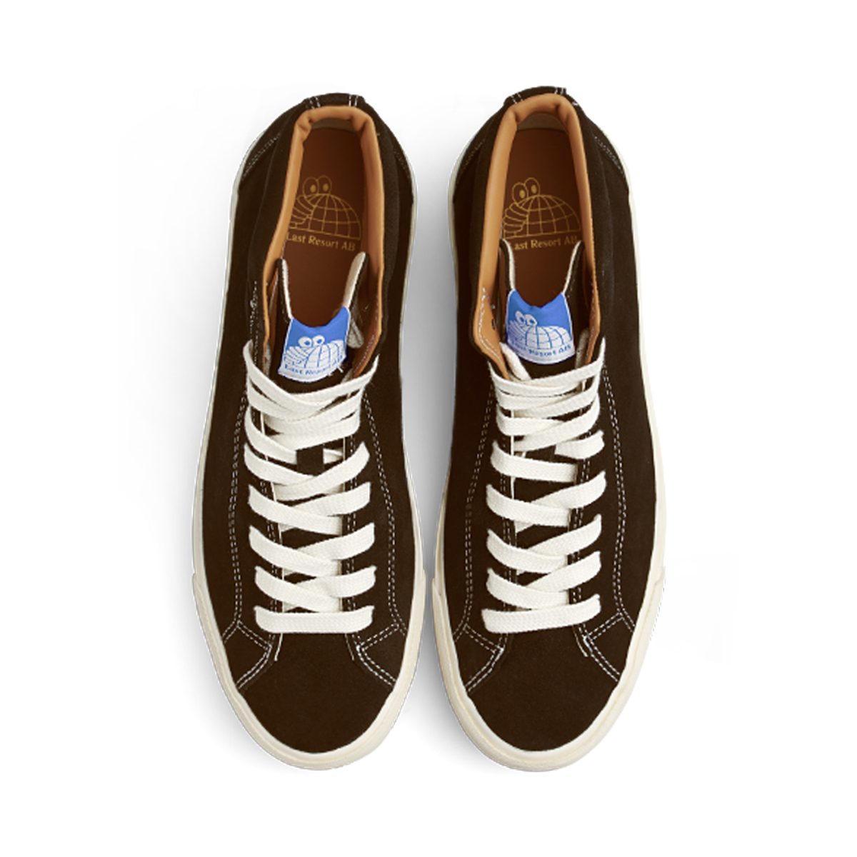 Last Resort - VM003 Suede Hi - CHOC BROWN / WHITE / Brun - Sko