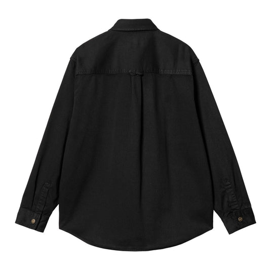 Carhartt WIP Derby Shirt Jac Black Garment Dyed