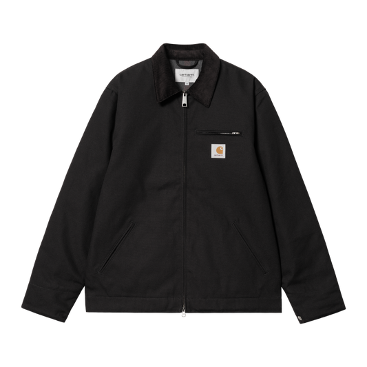 Carhartt WIP - Detroit Jacket - BLACK / BLACK RIGID / Sort - Jakker