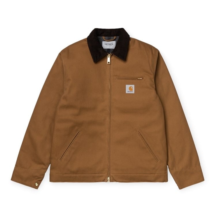 Carhartt WIP - Detroit Jacket Organic (Winter) - HAMILTON BROWN RIGID / Brun - Jakker
