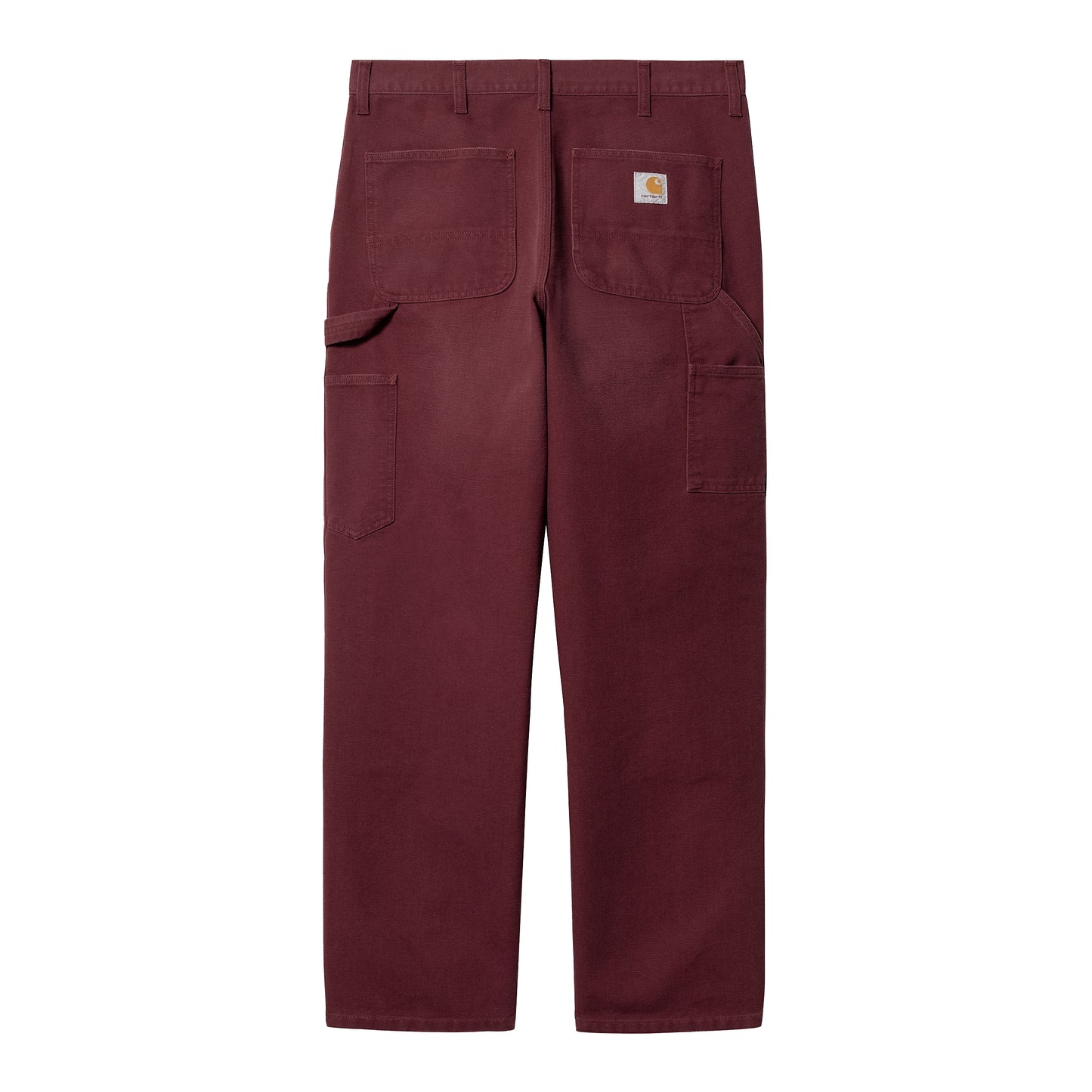 Carhartt WIP - Double Knee Pant Dearborn - malbec aged canvas - Herre > Bukser > Work