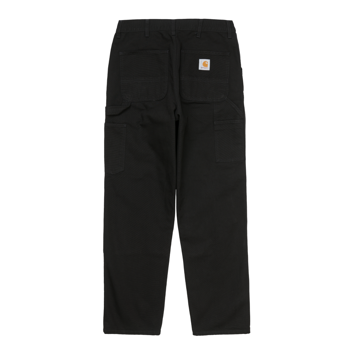 Carhartt WIP - Double Knee Pant Dearborn - BLACK RINSED / Sort - Bukser