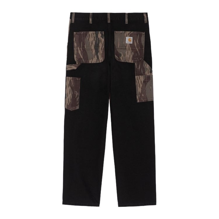 Carhartt WIP - Double Knee Pant Dearborn - CAMO UNITE / BLACK / Camouflage||Blå - Bukser