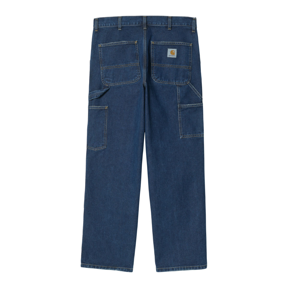 Double Knee Pant Blue Stone Washed