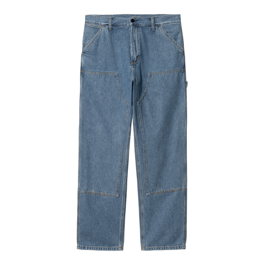 Carhartt WIP Double Knee Pant Blue Heavy Stone Washed