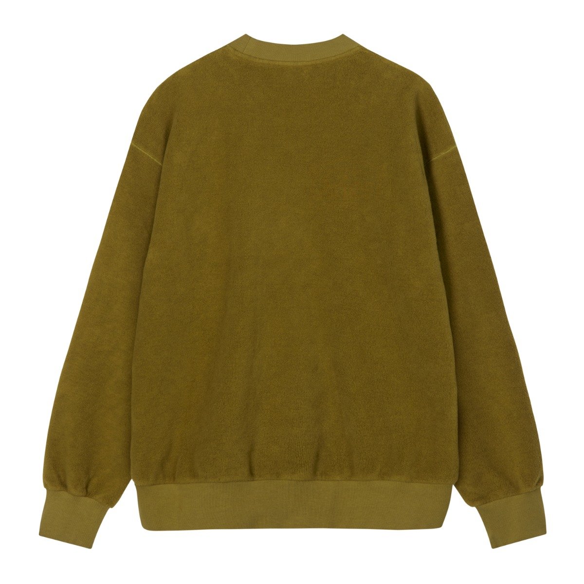 Aries Reverse Fleece Temple Sweat Olive