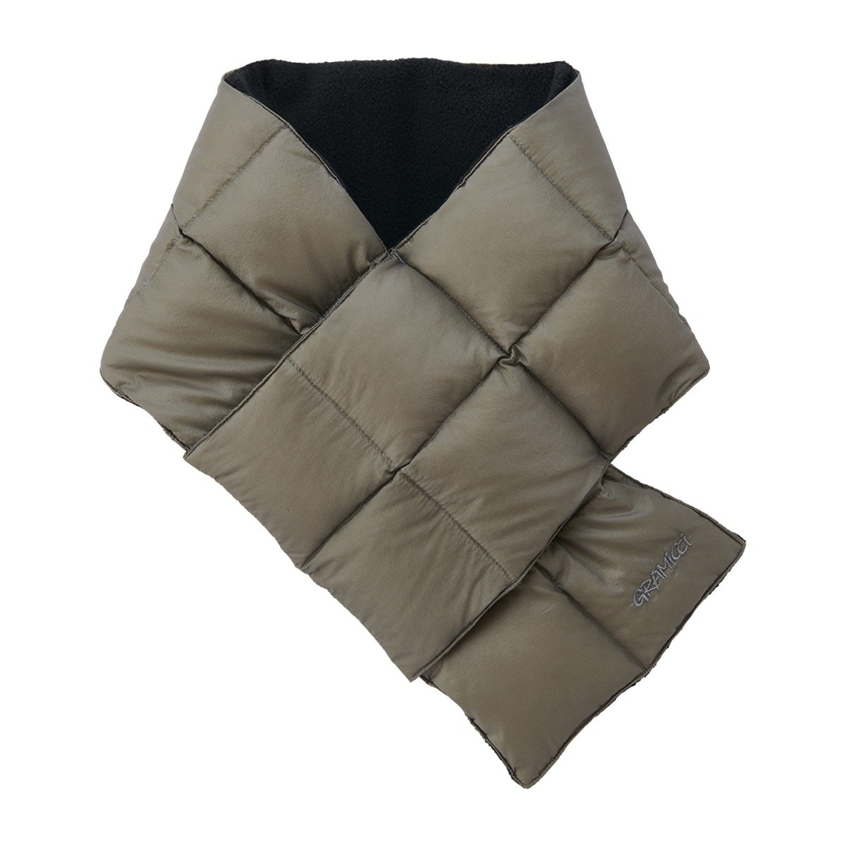 Gramicci - Down Scarf - STONE GREY / Grå - Accessories