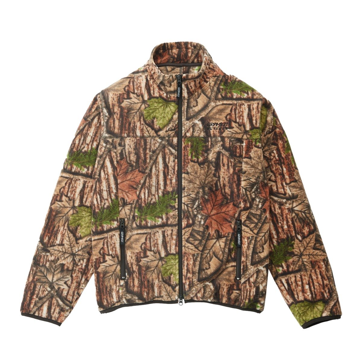 Gramicci - Thermal Fleece Jacket - LEAF CAMO / Grøn - Jakker