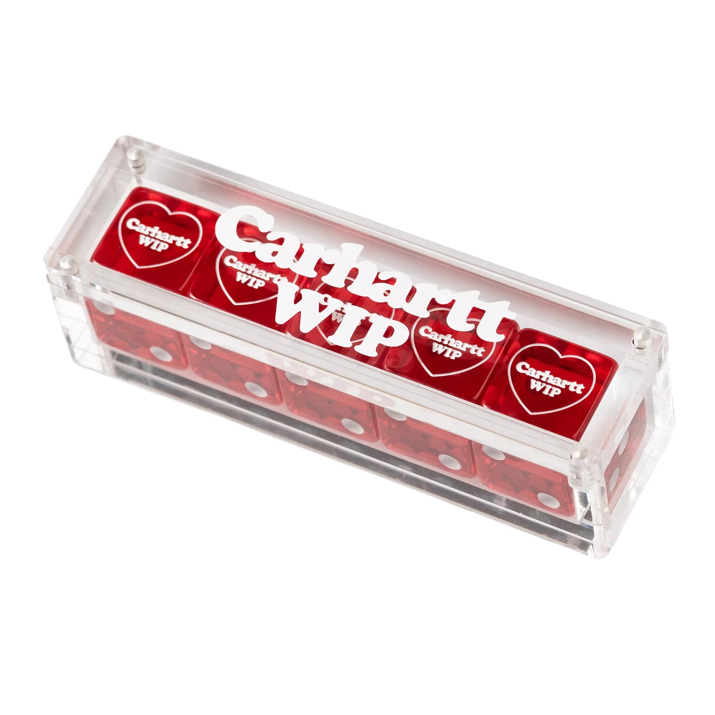 Carhartt WIP - Heart Dice Set - SCARLET / Rød - Accessories