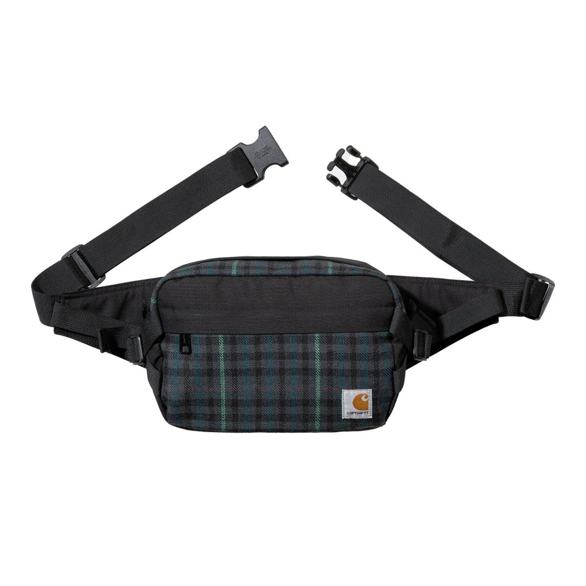 Carhartt WIP - Highbury Hip Bag - BLACK / ASHER CHECK / Sort - Accessories