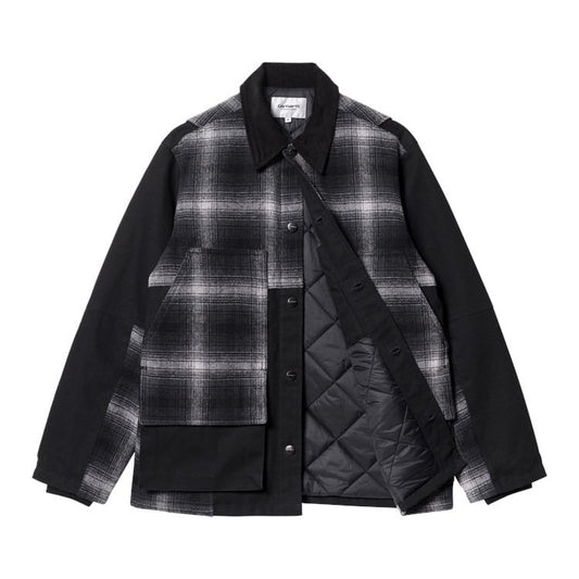 Carhartt WIP - Highland Jacket - BLACK/CHECK / Sort - Jakker