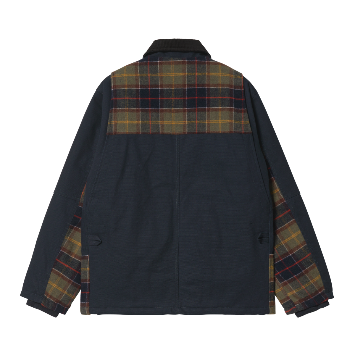 Highland Jacket Dark Navy / Barron Check, Seaweed