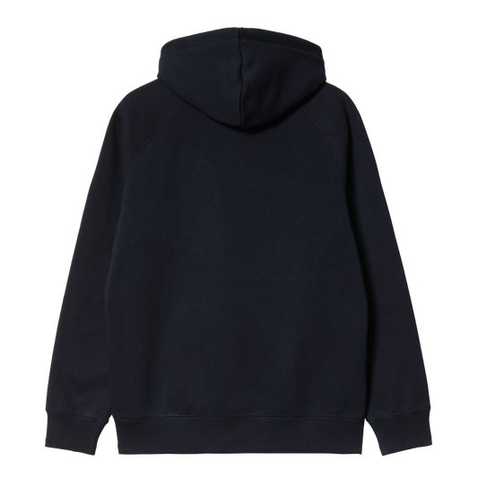 Carhartt WIP - Hooded Chase Sweat - DARK NAVY / GOLD / Blå - Sweatshirts