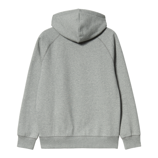 Carhartt WIP - Hooded Chase Sweat - GREY HEATHER / GOLD / Grå - Sweatshirts