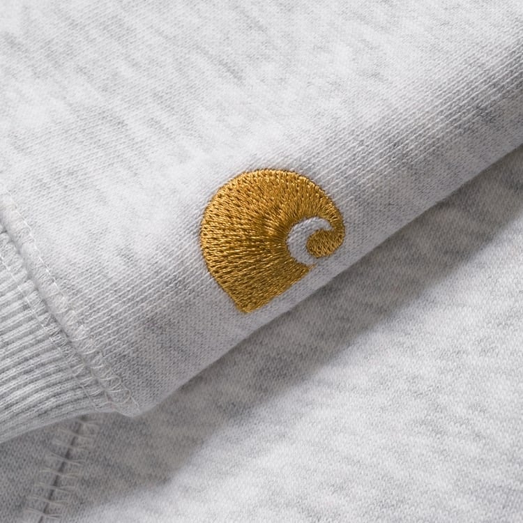 Carhartt WIP Hooded Chase Sweat Ash Heather