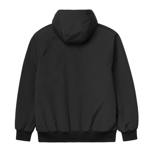 Hooded Sail Jacket Black