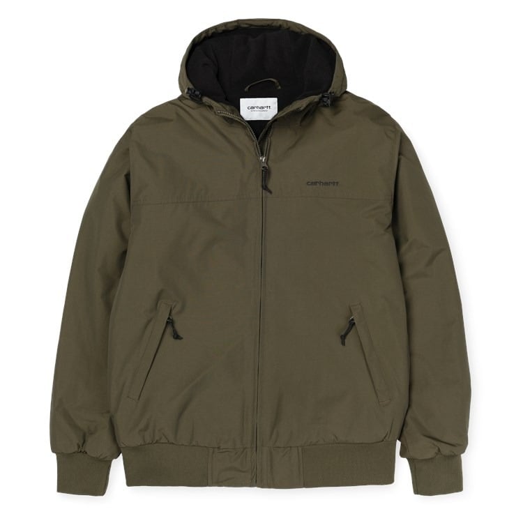 Carhartt WIP - Hooded Sail Jacket - CYPRESS / BLACK / Grøn - Jakker