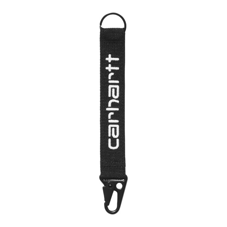 Carhartt WIP - Jaden Keyholder - BLACK / WHITE / Sort - Accessories