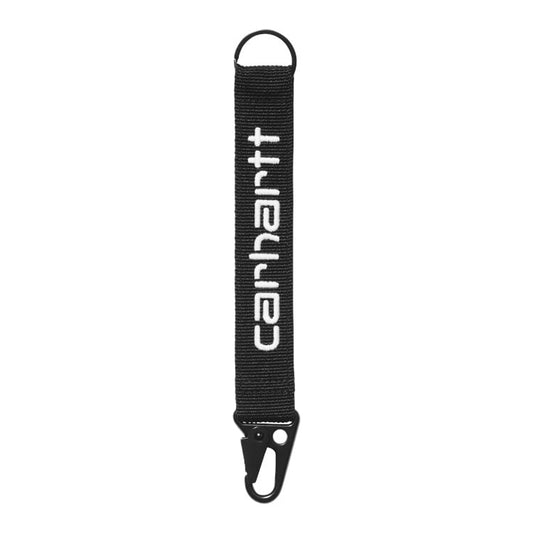 Carhartt WIP - Jaden Keyholder - BLACK / WHITE / Sort - Accessories