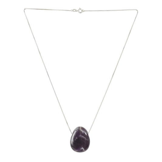 FASASH, Rumi Amethyst, Silver, 45 cm