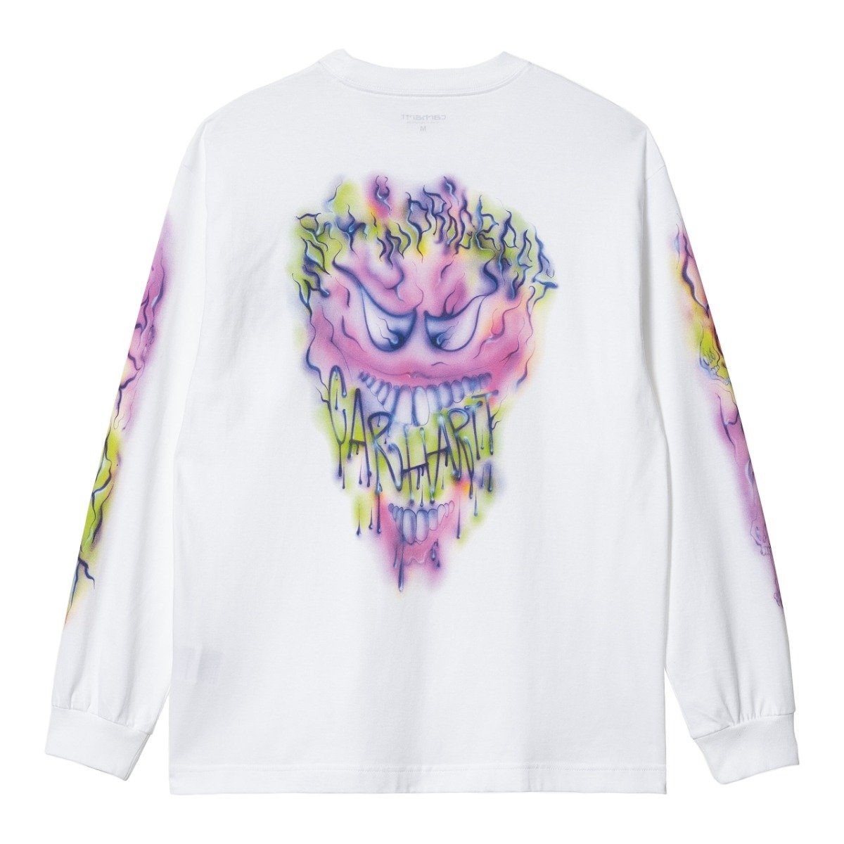 Carhartt WIP L/S Babybrush Grin T-Shirt White