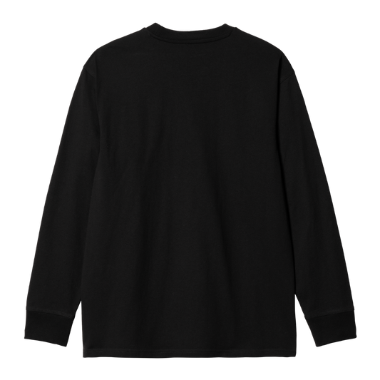 Carhartt WIP L/S American Script T-Shirt Black