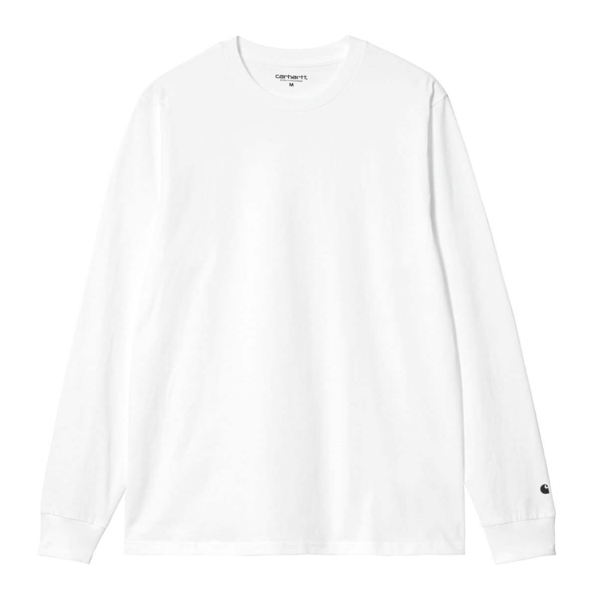 Carhartt WIP - L/S Base T-Shirt - white - Herre > T-Shirts