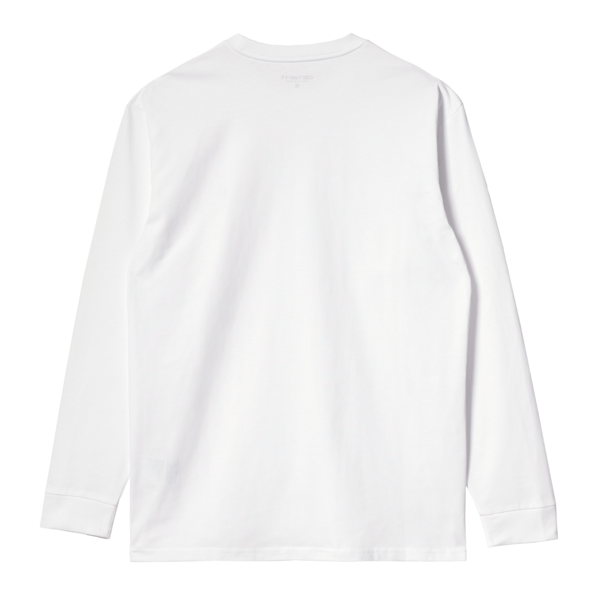 Carhartt WIP - L/S Chase T-Shirt - WHITE / GOLD / Hvid - T-Shirts