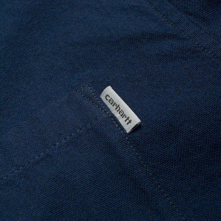 Carhartt L/S Dalton Shirt Dark Navy flannel skjorte