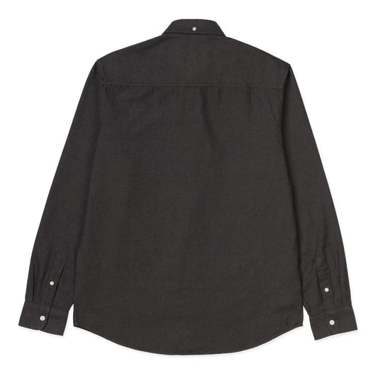 Carhartt WIP L/S Dalton Shirt Black / Air Force Grey