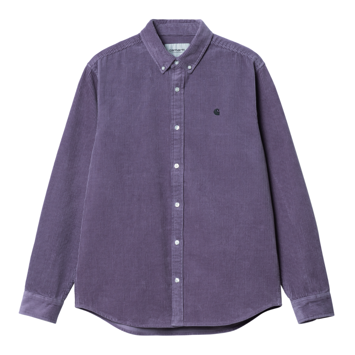 Carhartt WIP - L/S Madison Cord Shirt - GLASSY PURPLE / Lilla - Skjorter