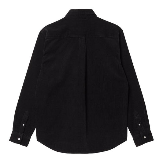 L/S Madison Cord Shirt Black / Wax