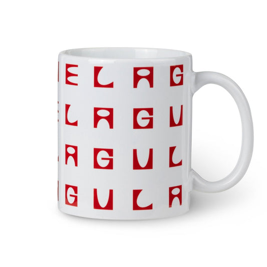 Lagune Logo Scrabble Mug Red