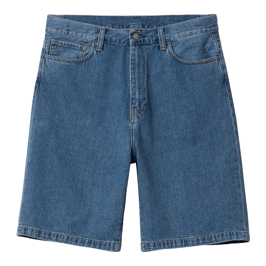 Carhartt WIP - Landon Short Robertson - BLUE HEAVY STONE WAS / Blå - Shorts