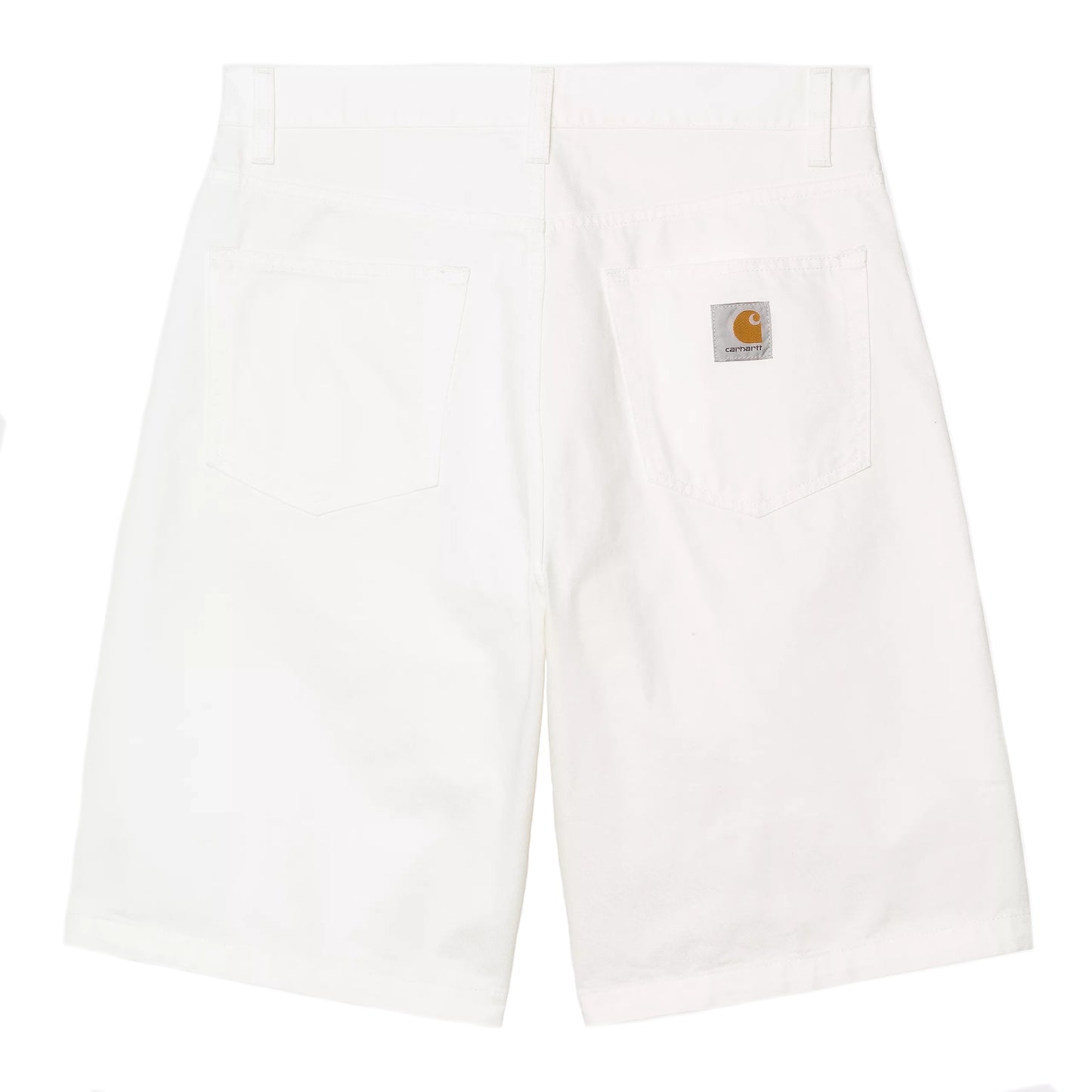 Carhartt WIP - Landon Short Newcomb - OFF-WHITE RINSED / Hvid - Shorts