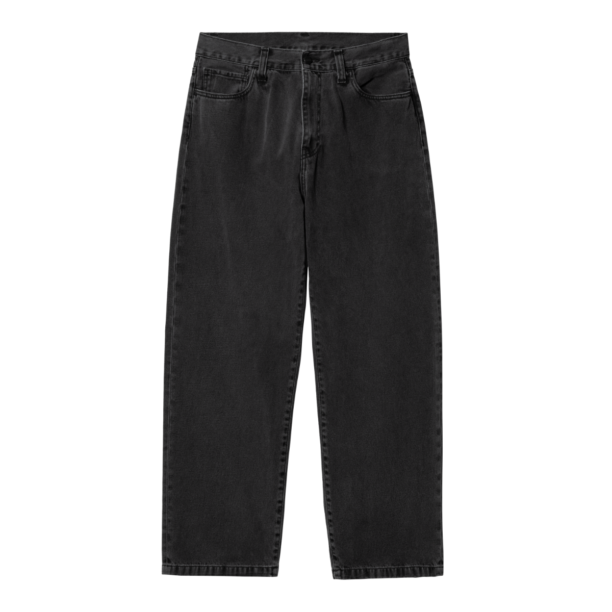 Carhartt WIP - Landon Pant Robertson - BLACK STONE WASHED / Sort - Bukser