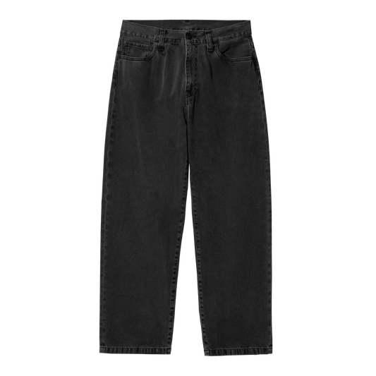 Carhartt WIP - Landon Pant Robertson - BLACK STONE WASHED / Sort - Bukser