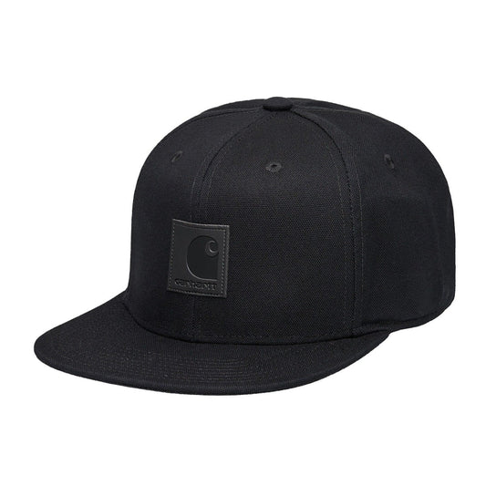 Carhartt WIP - Logo Cap - BLACK / Sort - Accessories