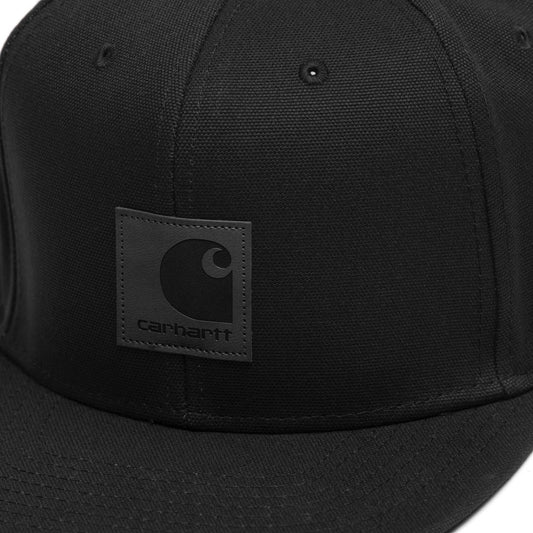 Carhartt WIP - Logo Cap - BLACK / Sort - Accessories