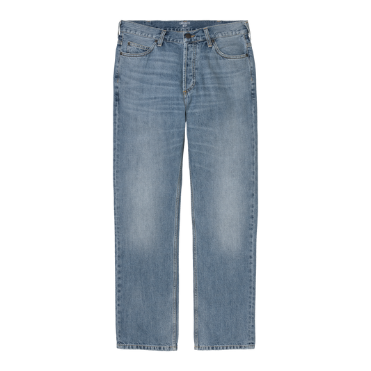 Carhartt WIP - Marlow Pant - BLUE WORN BLEACHED / Blå - Bukser