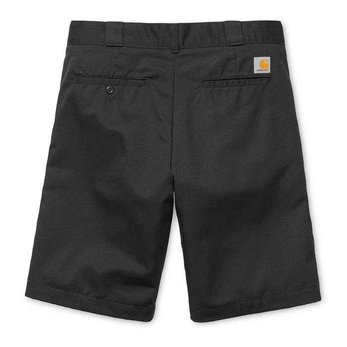 Carhartt WIP - Master Short - BLACK RINSED / Sort - Shorts