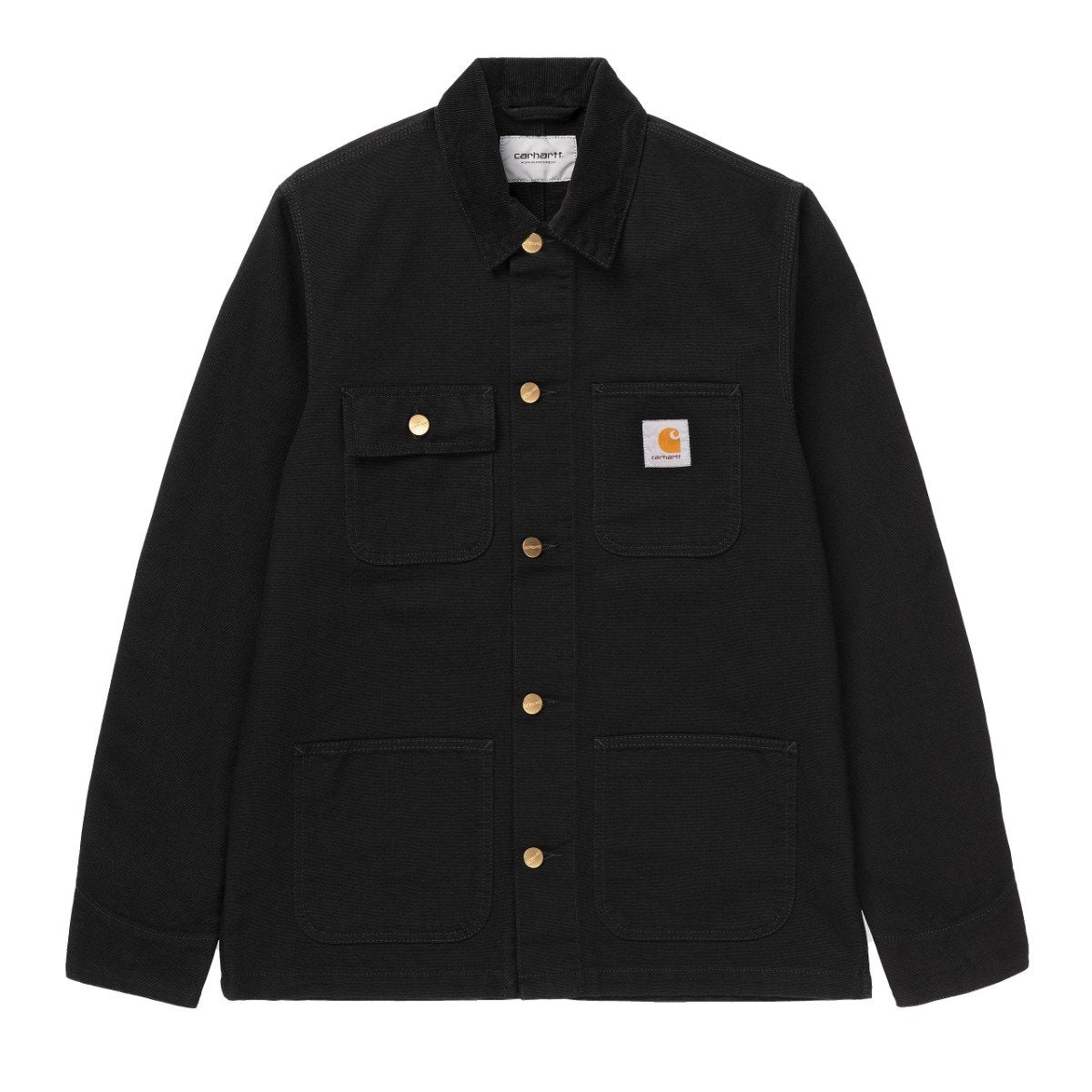 Carhartt WIP - Michigan Coat (Summer) - BLACK / BLACK RINSED / Sort - Jakker