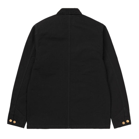Carhartt WIP - Michigan Coat (Summer) - BLACK / BLACK RINSED / Sort - Jakker