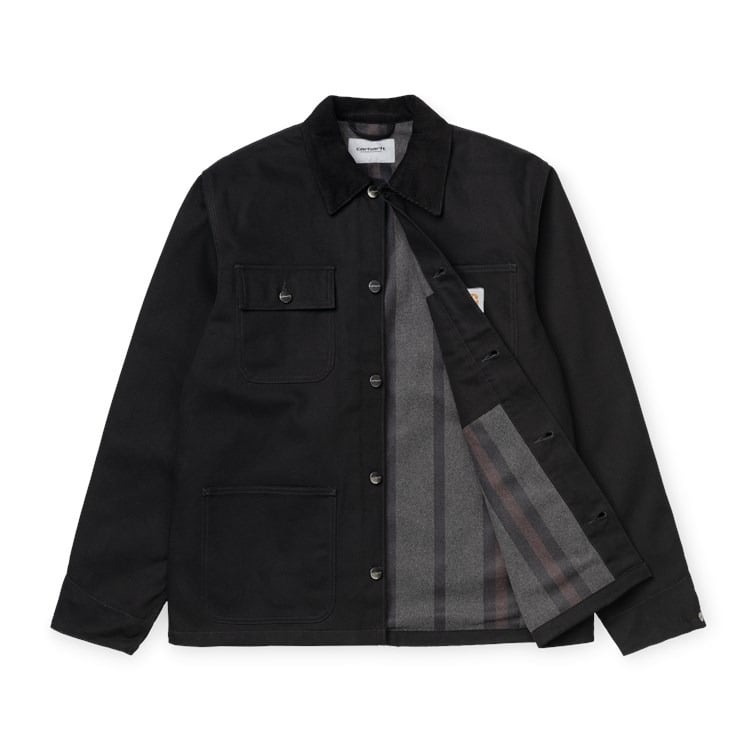 Carhartt WIP Michigan Coat Organic Black Rigid