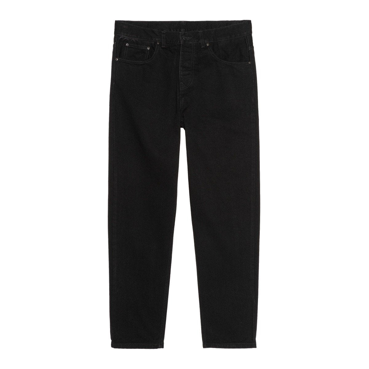 Carhartt WIP - Newel Pant - BLACK ONE WASH / Sort - Bukser
