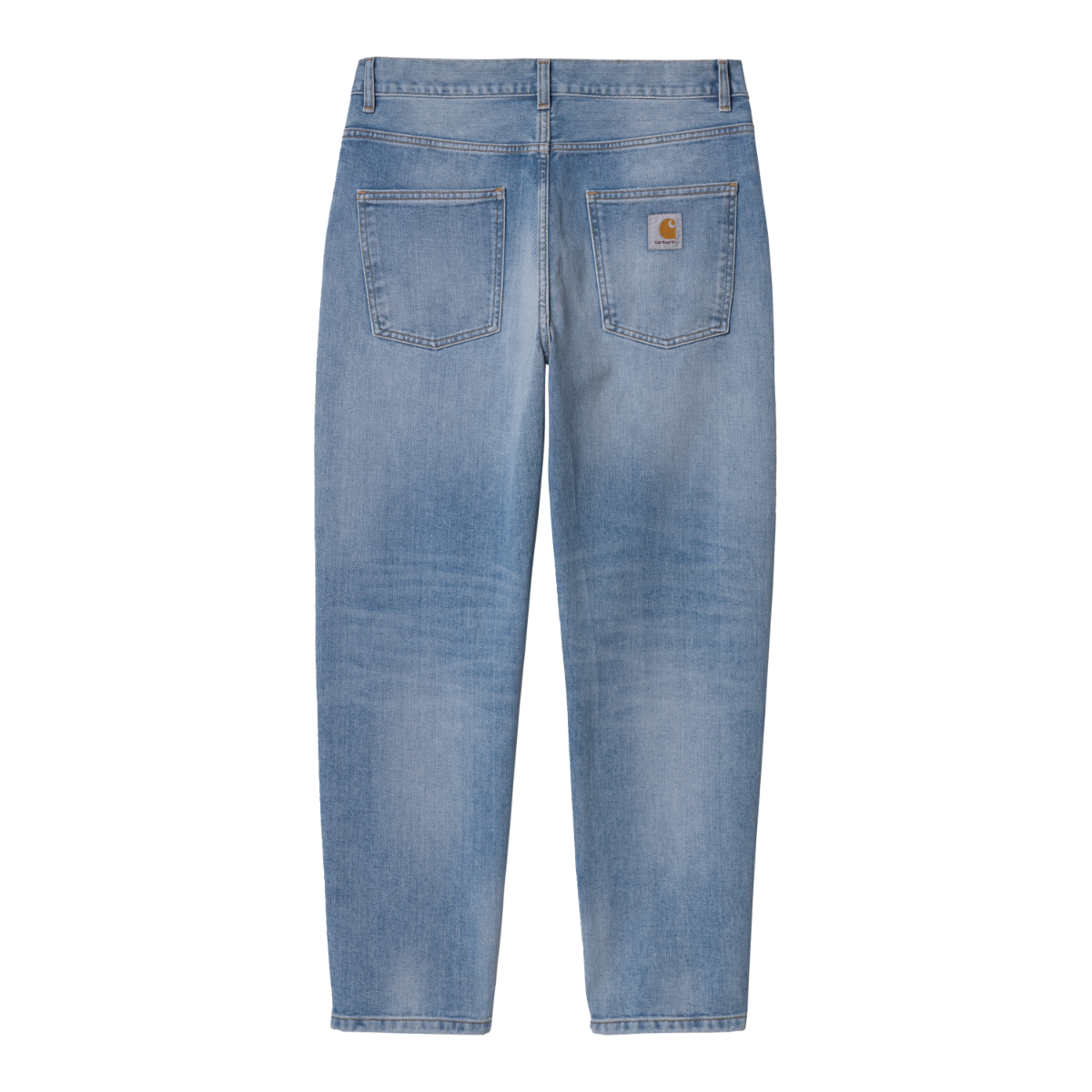 Carhartt WIP - Newel Pant - BLUE LIGHT USED WASH / Blå - Bukser