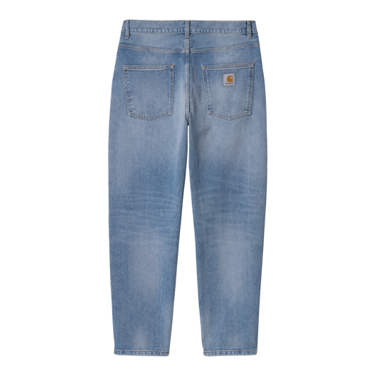 Carhartt WIP - Newel Pant - BLUE LIGHT USED WASH / Blå - Bukser