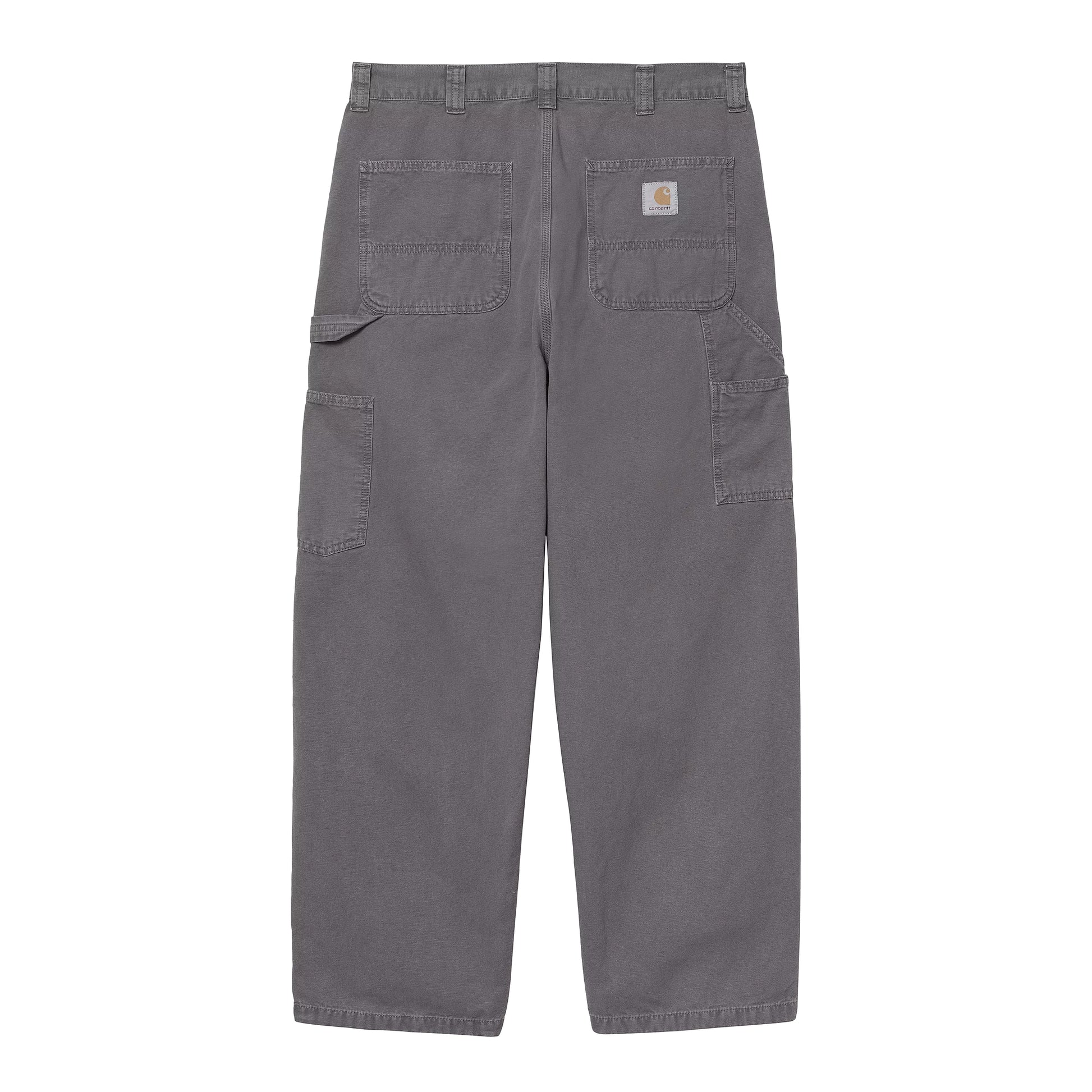 Carhartt WIP - OG Single Knee Hubbard - GRAPHITE STONE DYED / Grå - Bukser