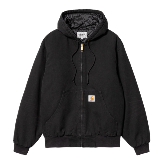 Carhartt WIP - OG Active Jacket - BLACK AGED CANVAS / Sort - Jakker