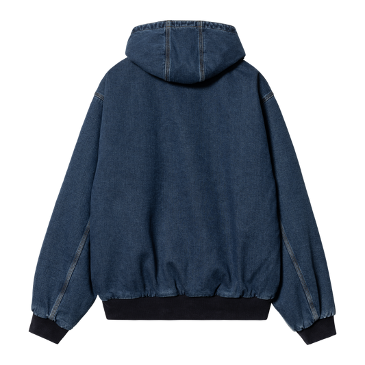 Carhartt WIP - OG Active Jacket - BLUE STONE WASHED / Blå - Jakker